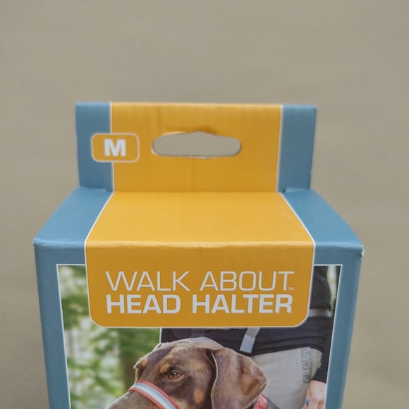 NEW Kurgo Walk About Head Halter for Dogs Size Medium Striped - Picture 9 of 12